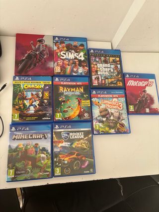 PS4 Juegos: Crash, Sims 4, GTA V, Rayman, MotoGP 1