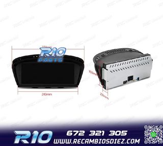 RADIO GPS ANDROID 12 PARA BMW SERIE 3 E90 E91 E92 E93 SERIE