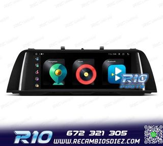 RADIO GPS ANDROID 12 PARA BMW F10 F11 10-12 CIC