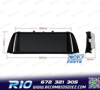 RADIO GPS ANDROID 12 PARA BMW F10 F11 10-12 CIC