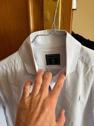Camisa Scalpers Azul Talla 40