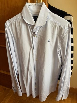 Camisa Scalpers Azul Talla 40