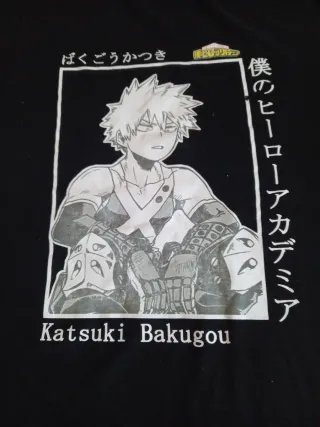 Camiseta Estilo Manga Katsuki Bakugou