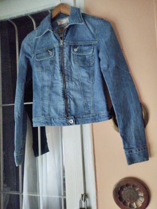 Cazadora vaquera azul