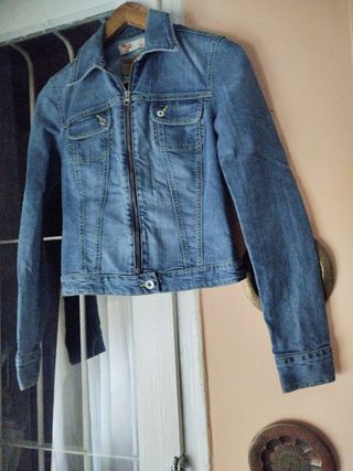 Cazadora vaquera azul