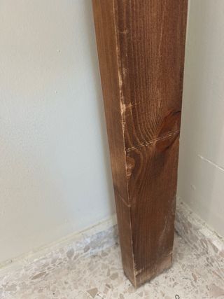 Cabecero 90cm Madera y Ratán