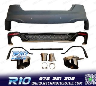 PARAGOLPES TRASERO AUDI A5 20- LOOK RS PDC