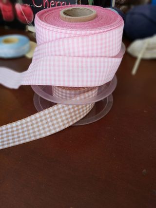 Stock nastri cotone quadretti