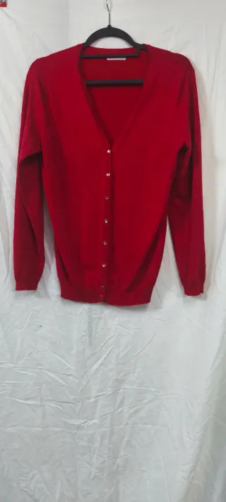Chaqueta de punto Encuentro Roja