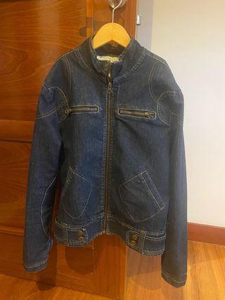 Cazadora vaquera azul