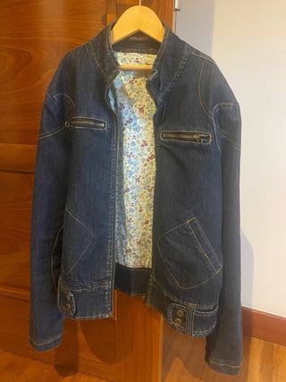 Cazadora vaquera azul