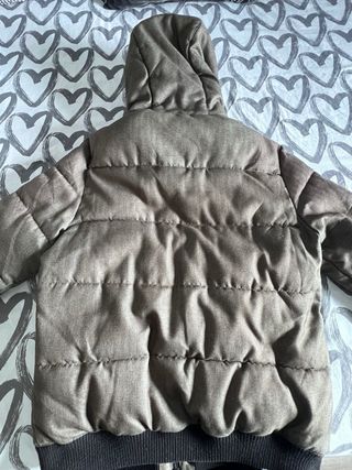 Chaqueta Bershka plumífera Talla M color marron