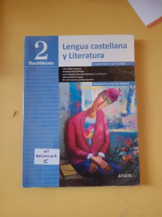 Lengua Castellana y Literatura 2º Bachillerato....