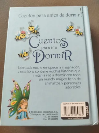 Libro infantil 
Cuentos para ir a dormir 