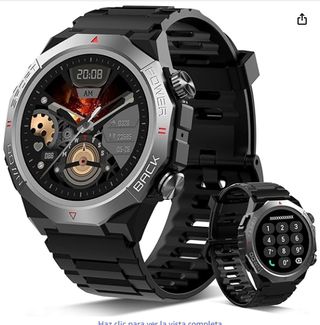 Reloj Inteligente Llamadas Negro/Plata