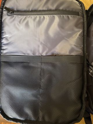 Mochila de viaje cabina compresión azul