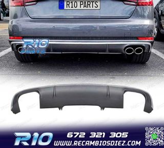 DIFUSOR AUDI A4 B9 16-19 LOOK S4