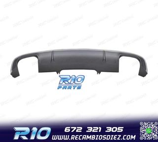 DIFUSOR AUDI A4 B9 16-19 LOOK S4