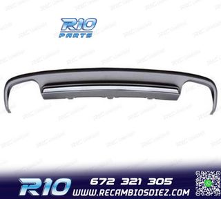 DIFUSOR AUDI A6 4G 12-15 LOOK S6