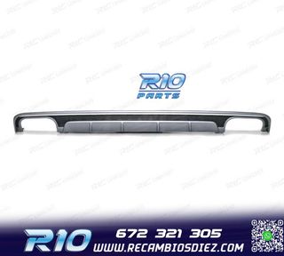 DIFUSOR AUDI A6 S LINE 16-18 LOOK S6
