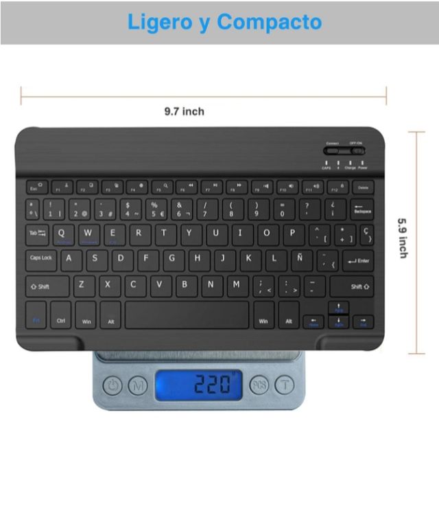 Teclado Negro Compacto