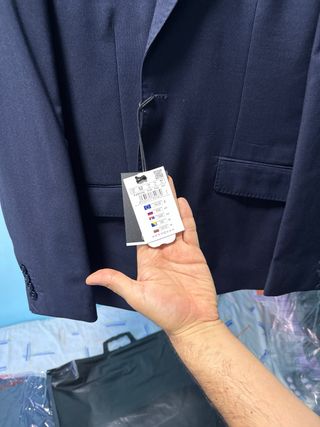 Traje chaqueta azul Cortefiel nuevo