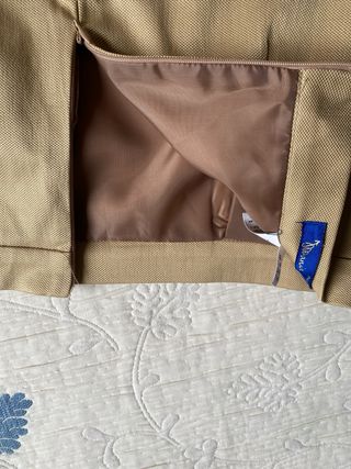 Falda beige talla 42