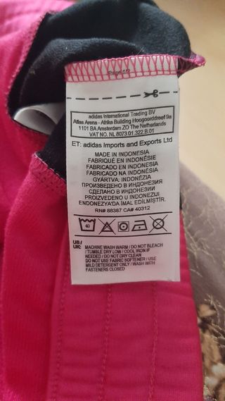 Chaqueta Adidas Rosa Fucsia Talla S