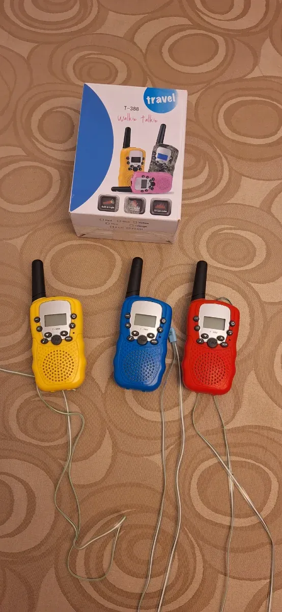 Juego 3 Walkie Talkies Travel T-388