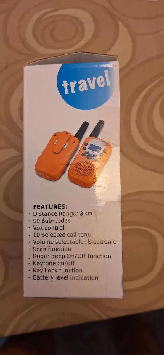 Juego 3 Walkie Talkies Travel T-388
