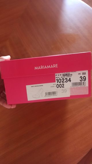 ZAPATOS DE TACÓN MARIAMARE NEGRO 39