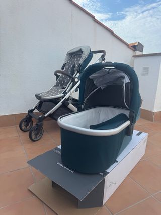 Uppababy Cruz V2 Silla + Capazo + Saco invierno