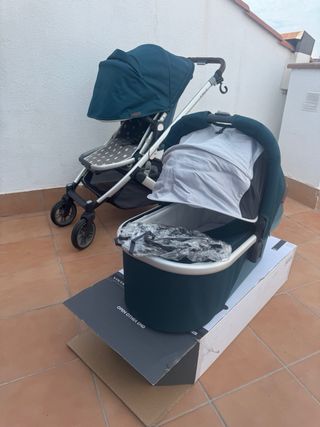 Uppababy Cruz V2 Silla + Capazo + Saco invierno