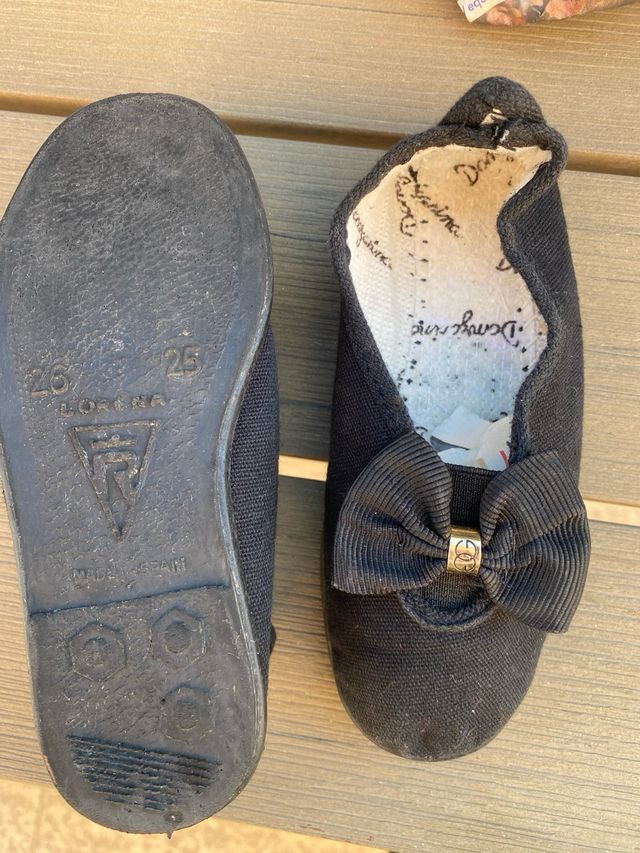 Zapatillas Victoria niño/a Negras T-25 