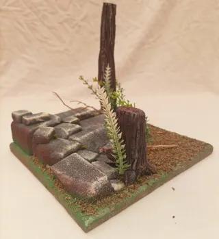Base diorama para figuras