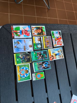 Cromos de fútbol varios