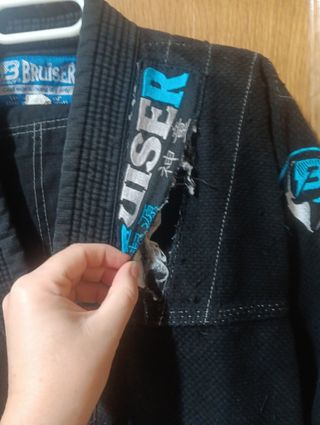 Kimono Jiu Jitsu Bruiser Negro Talla S