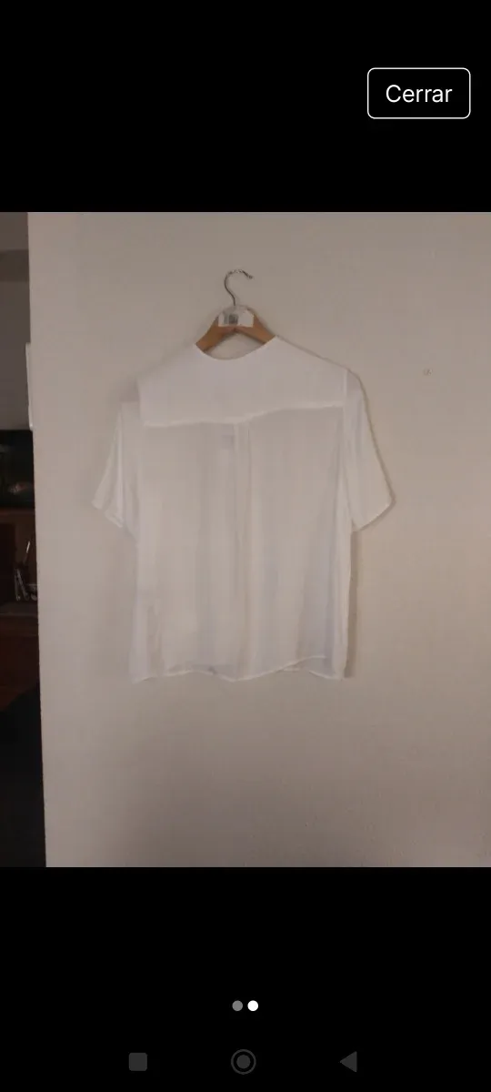 Camisa blanca Sfera manga corta