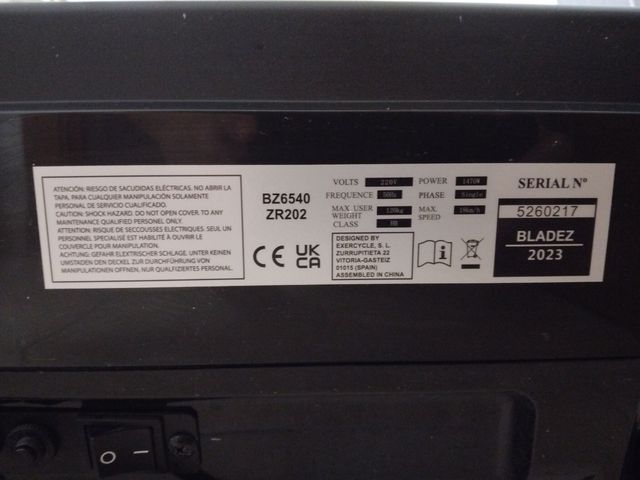 Cinta Correr BLADEZ Fitness BZ6540 Plegable