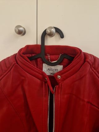 Chaqueta Polipiel Roja Mujer Alcott