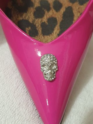 Zapatos de tacón Philipp Plein fucsia