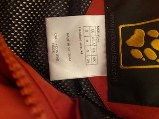 Chaqueta Jack Wolfskin Talla M Naranja/Roja