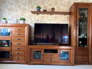 Conjunto Muebles Salón Madera