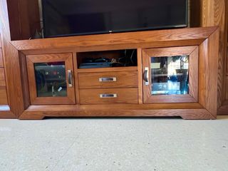 Conjunto Muebles Salón Madera