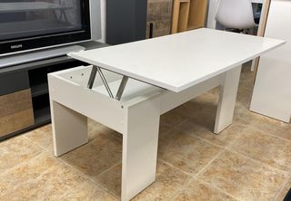 Mesa centro ELISA elevable 100x50cm moderna con almacenamiento