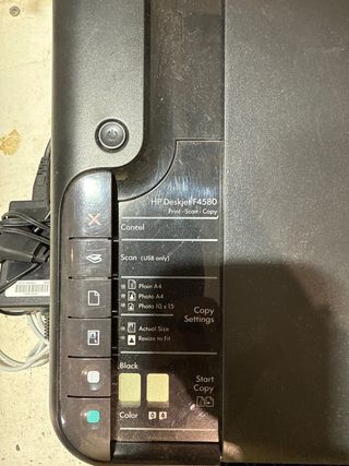 Impresora HP Deskjet F4580 Negra