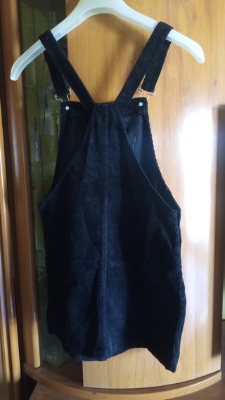 Falda Peto Stradivarius Negra Talla 36