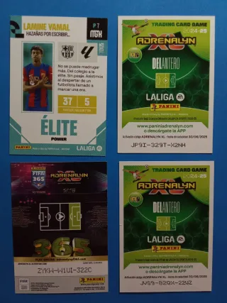 Lote 4 Cromos Lamine Yamal Barcelona 