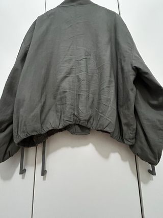 Chaqueta Bomber Pull&Bear XL Verde Militar