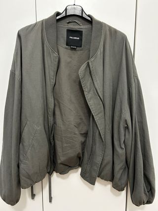 Chaqueta Bomber Pull&Bear XL Verde Militar
